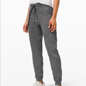 Lululemon grey scuba jogger sweatpants